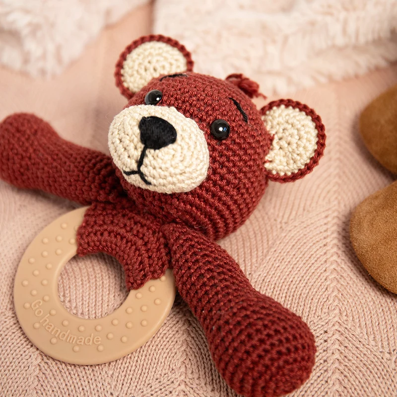 Bären-Rassel – Go Handmade Sensory Kit Häkelpaket