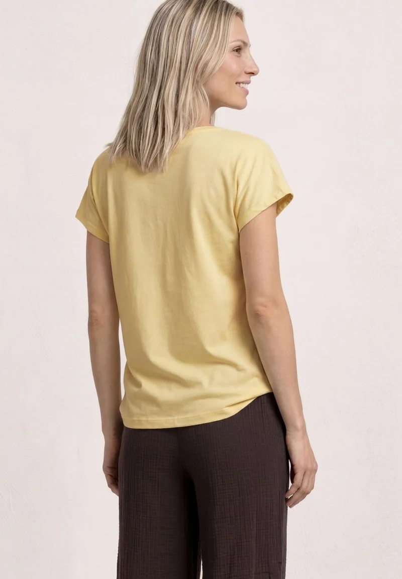 Dropped Shoulder Shirt mit Rundhals
