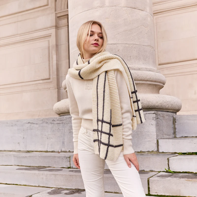 Knipmode – Strickpaket für einen wendbaren Schal