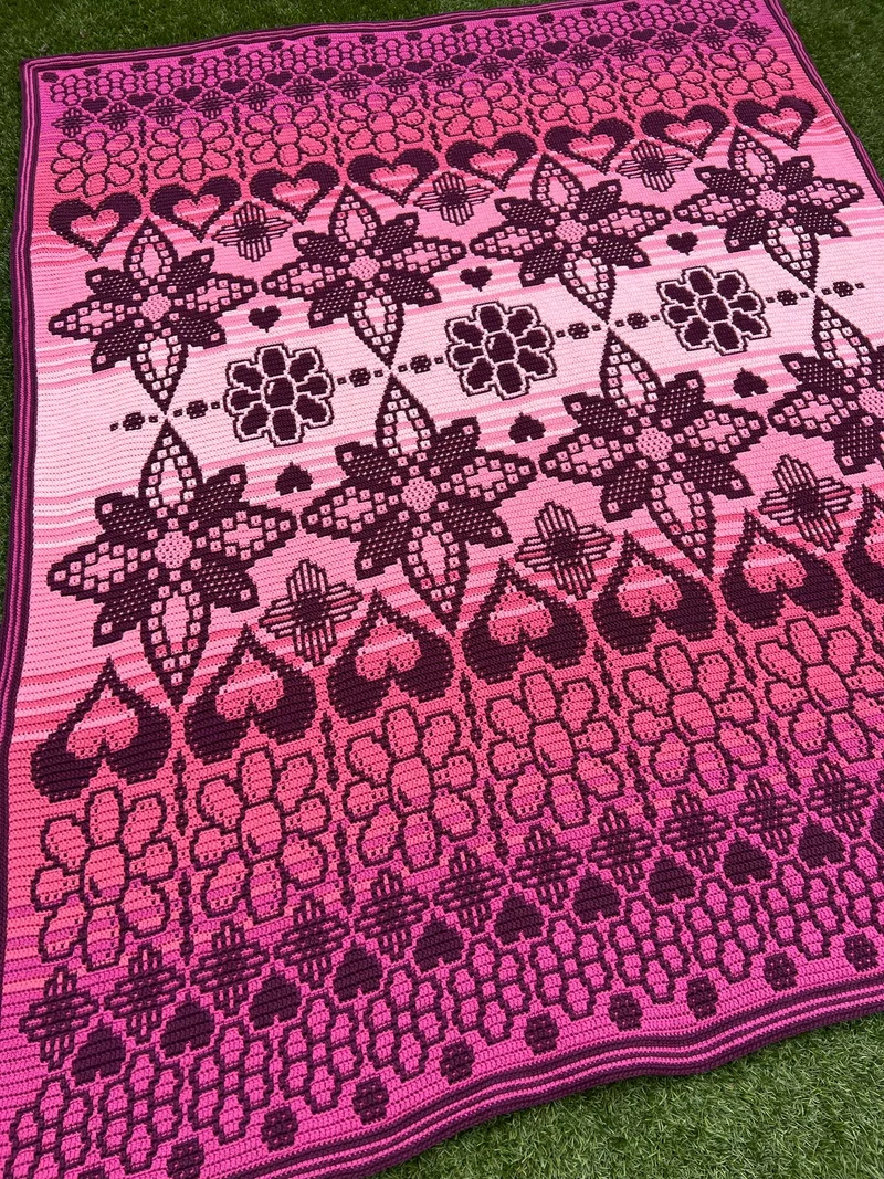 Springsplosion-Decke – Häkelpaket – CrazyCrochetCatlady