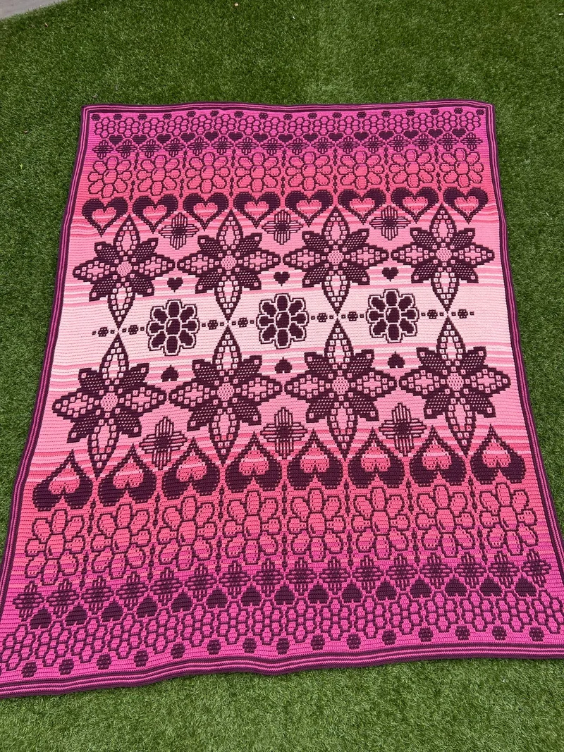 Springsplosion-Decke – Häkelpaket – CrazyCrochetCatlady