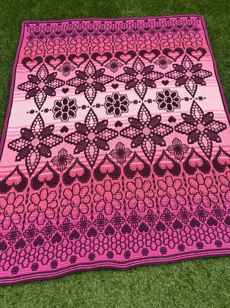 Springsplosion-Decke – Häkelpaket – CrazyCrochetCatlady