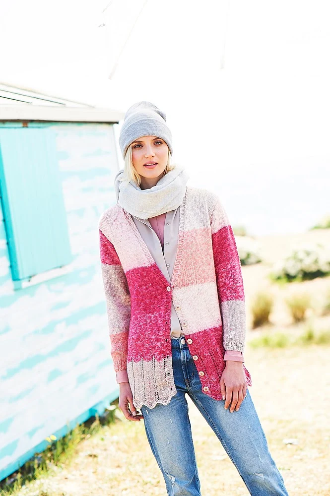 Strickanleitung Stylecraft Batik Swirl DK Nr. 9675: Jacke, Schal und Mütze