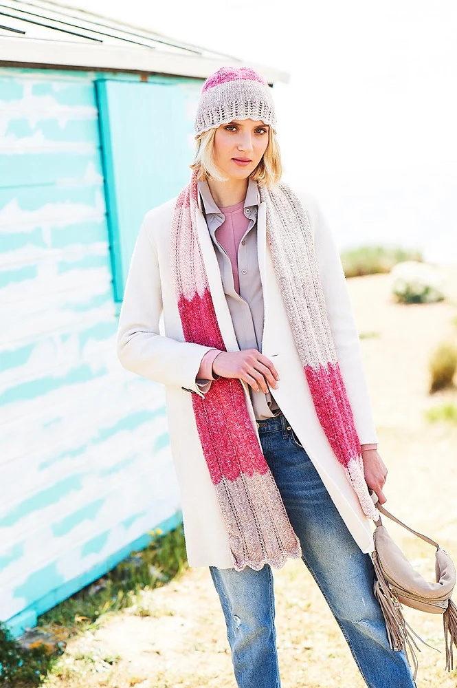 Strickanleitung Stylecraft Batik Swirl DK Nr. 9675: Jacke, Schal und Mütze