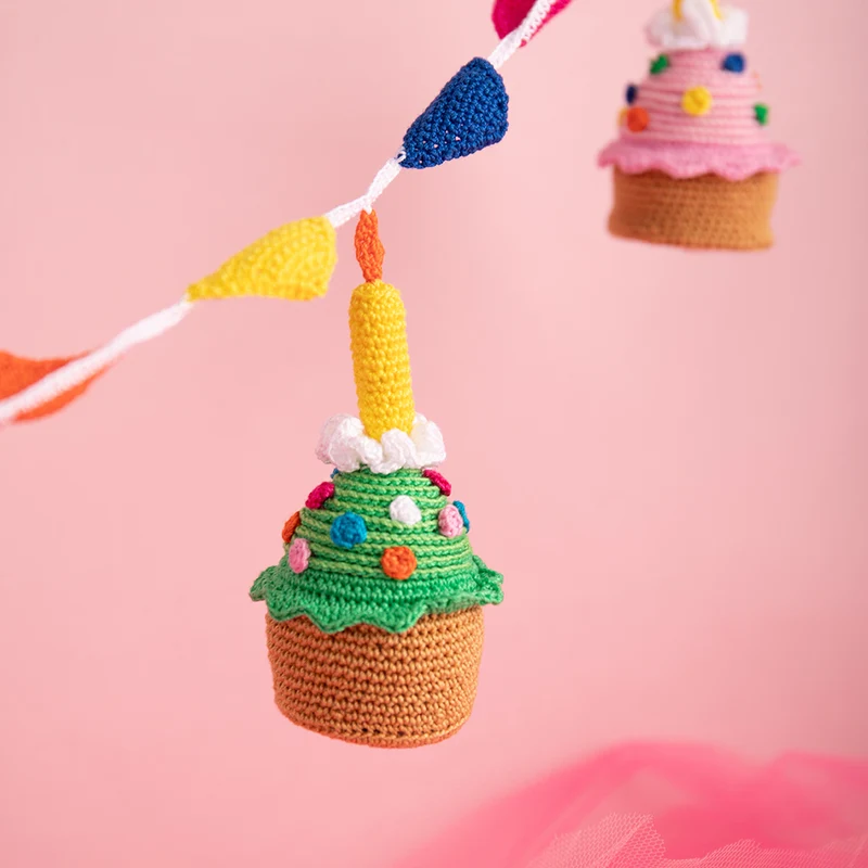 Cupcake-Girlande – Häkelpaket