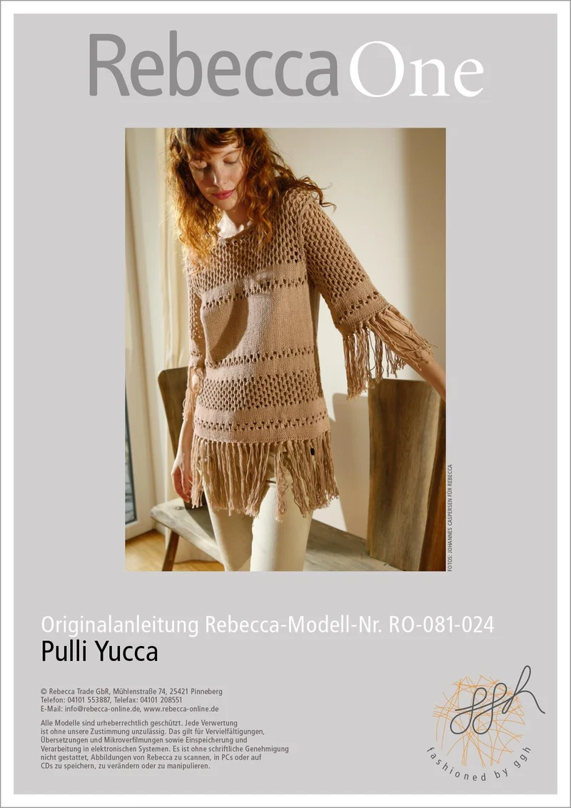 Anleitung - Pulli Yucca