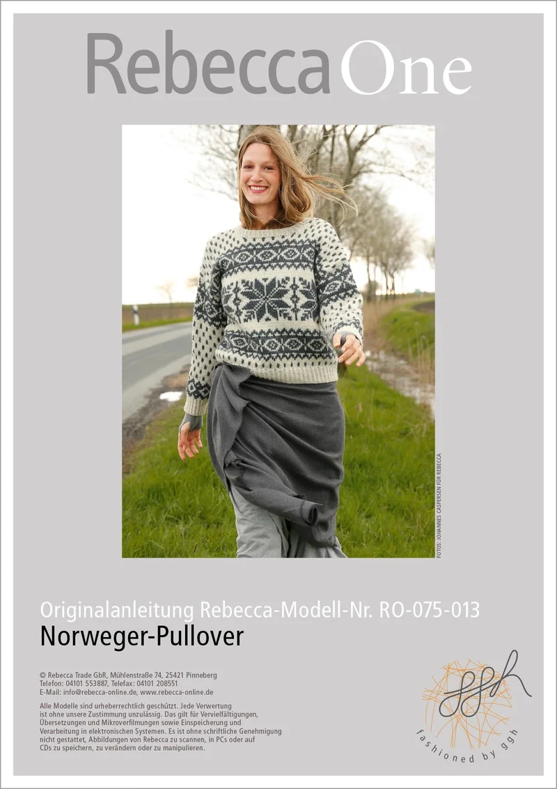 Strickanleitung - Norweger Pullover