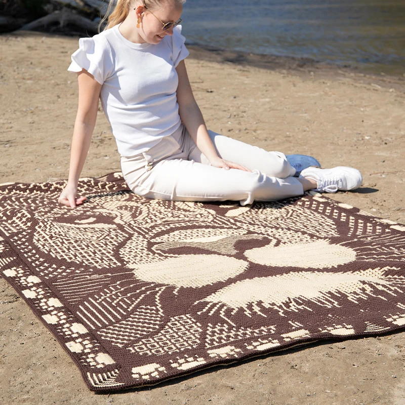 Zen Tangle Lion – AdO Crochet Häkelpaket „Interlocking Special DK“
