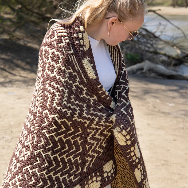 Zen Tangle Lion – AdO Crochet Häkelpaket „Interlocking Special DK“