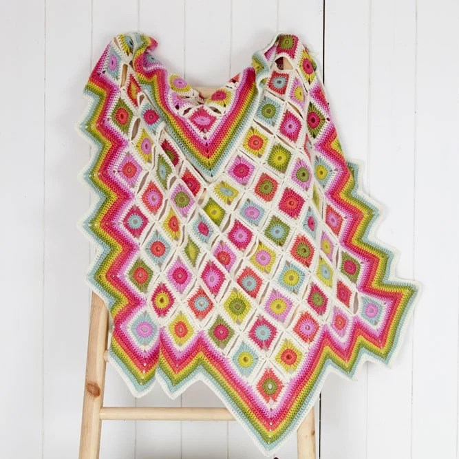 Häkelanleitung Stylecraft Life DK Nr. 9256 Decken