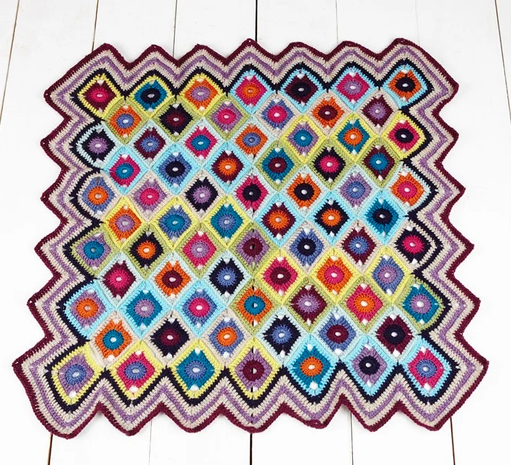 Häkelanleitung Stylecraft Life DK Nr. 9256 Decken