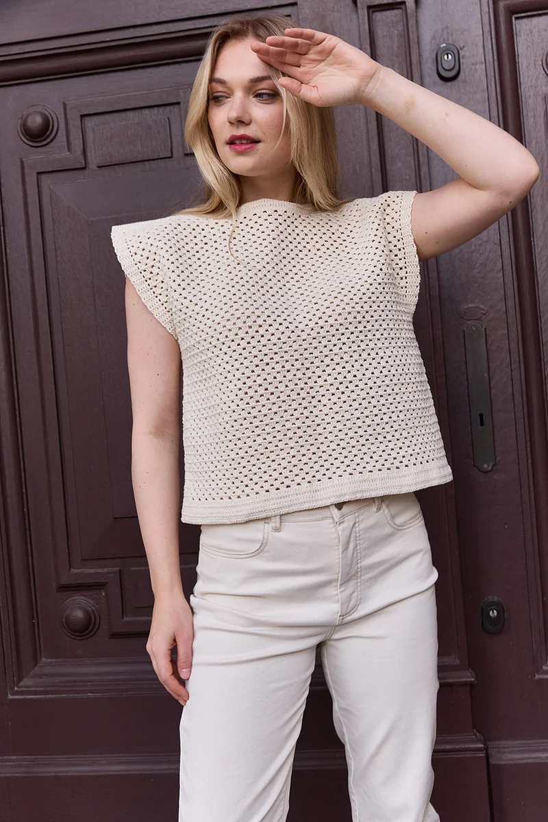 Knipmode – Granny Stripe Frühlings-Top-Häkelpaket