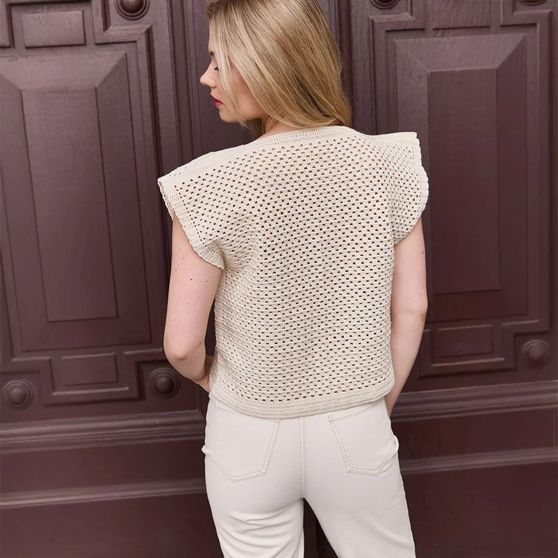 Knipmode – Granny Stripe Frühlings-Top-Häkelpaket