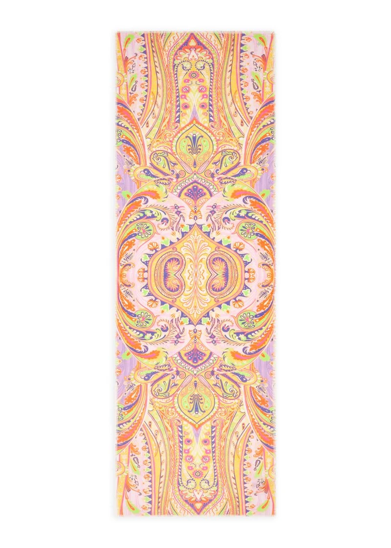 Schal aus Baumwolle mit Paisley-Muster