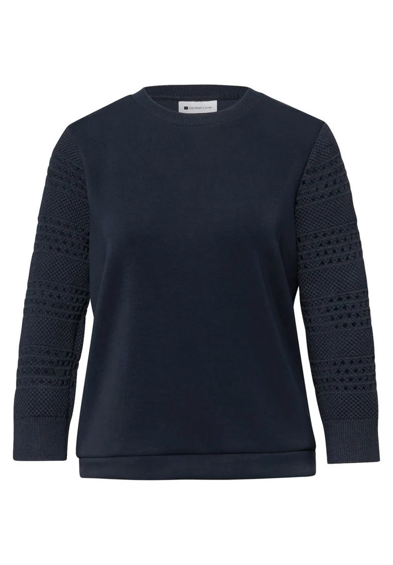 Shirt mit Lochmuster-Ärmeln