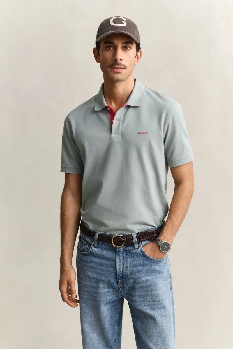 Kontrast Piqué Poloshirt