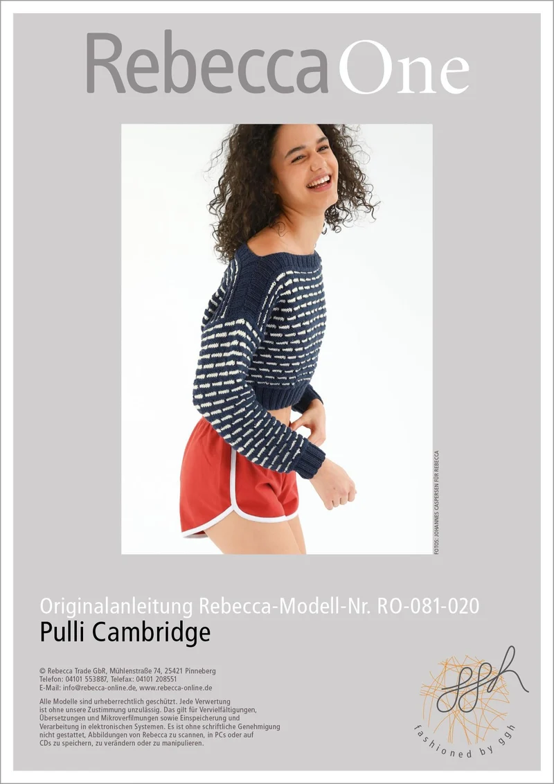 Anleitung - Pulli Cambridge