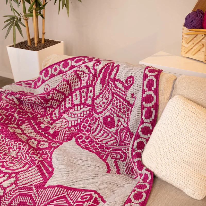 Zen Tangle Horse – AdO Crochet – Garnpaket – Mosaik