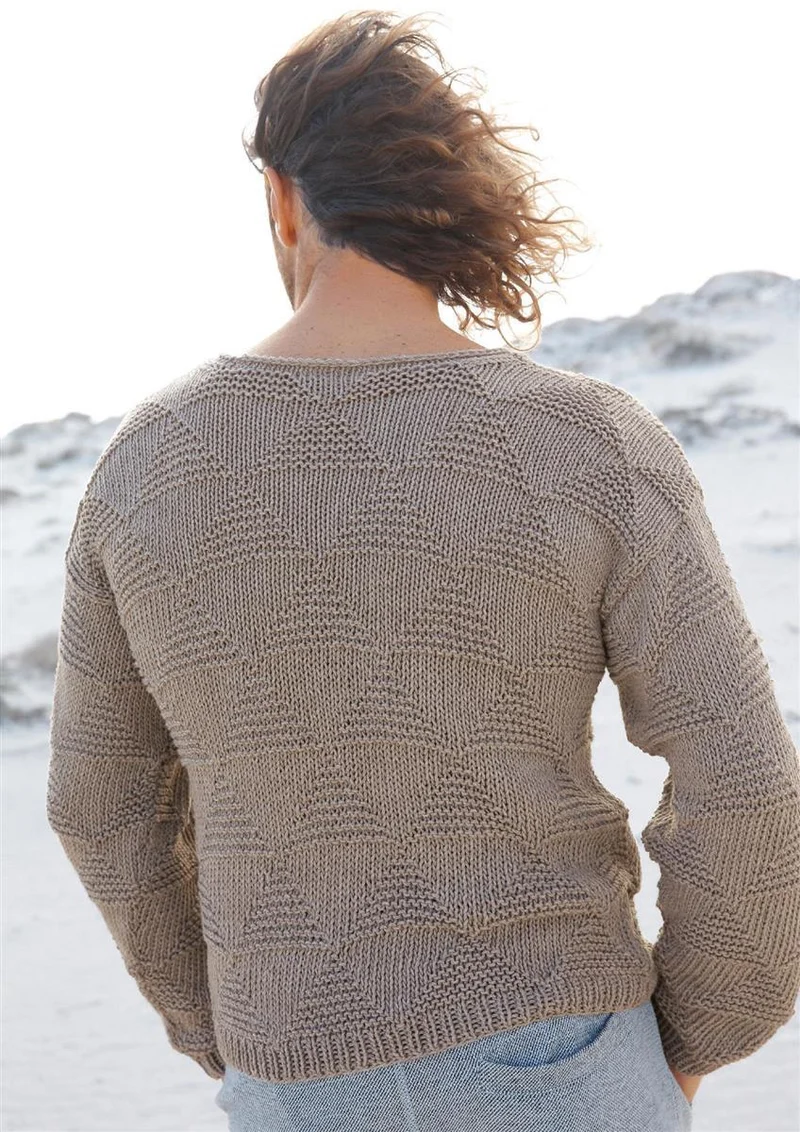 Strickanleitung - Pullover mit Strukturmuster