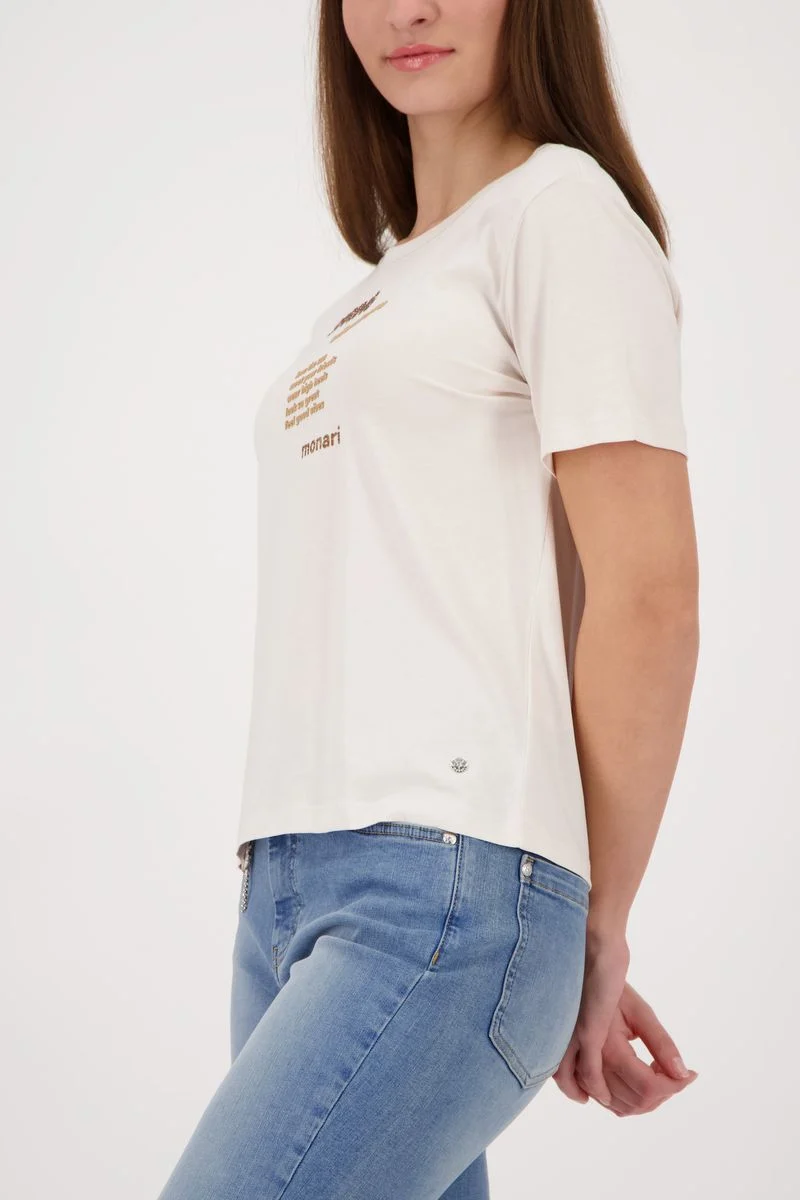 T-Shirt mit Schrift-Details