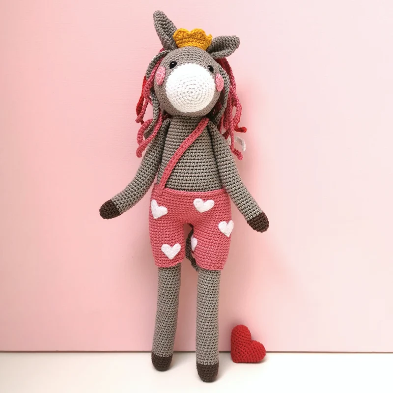 Polly, das Herzchenpferd – Häkelpaket – Mrs. Milly