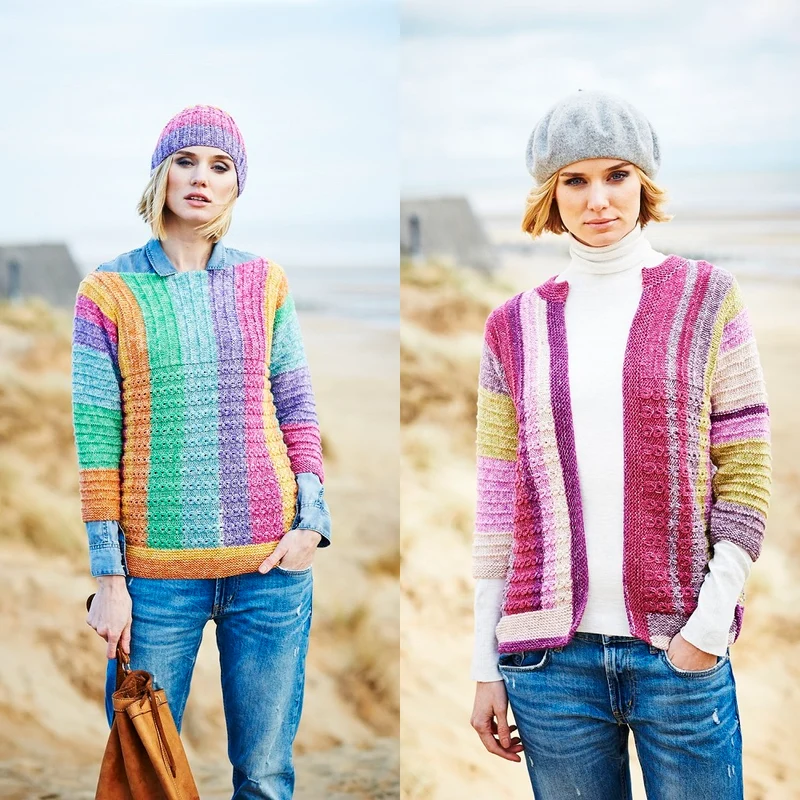 Strickanleitung Stylecraft Batik Swirl DK Nr. 9537: Pullover, Jacke und Mütze
