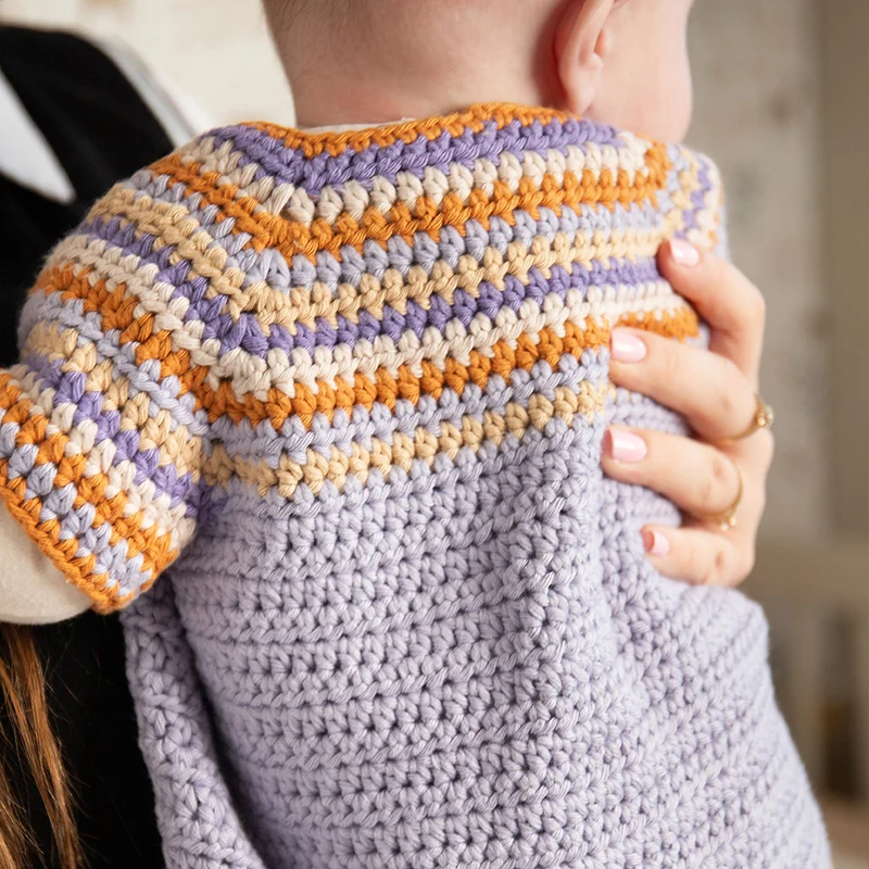 Häkelpaket für eine sommerliche Babyjacke