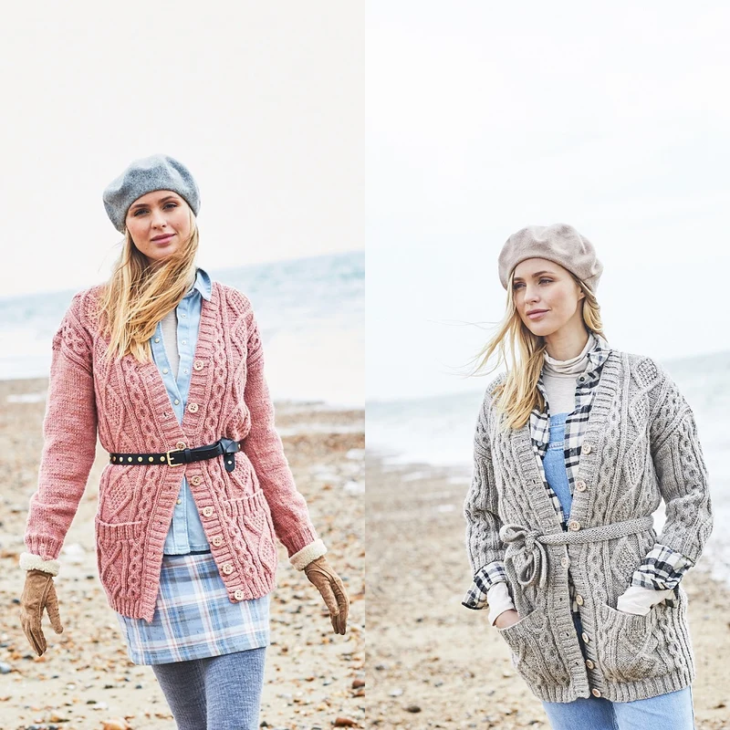 Strickanleitung Stylecraft Highland Heathers Aran Nr. 9872 Strickjacken