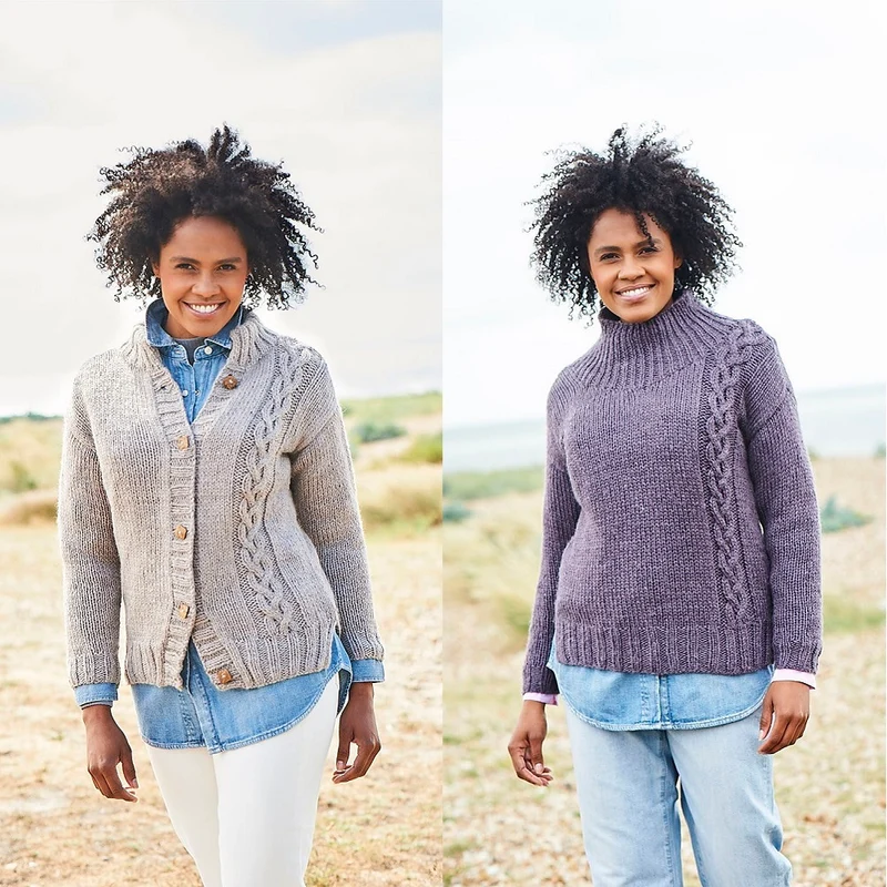 Strickanleitung Stylecraft Softie Chunky Nr. 9812: Jacke und Pullover