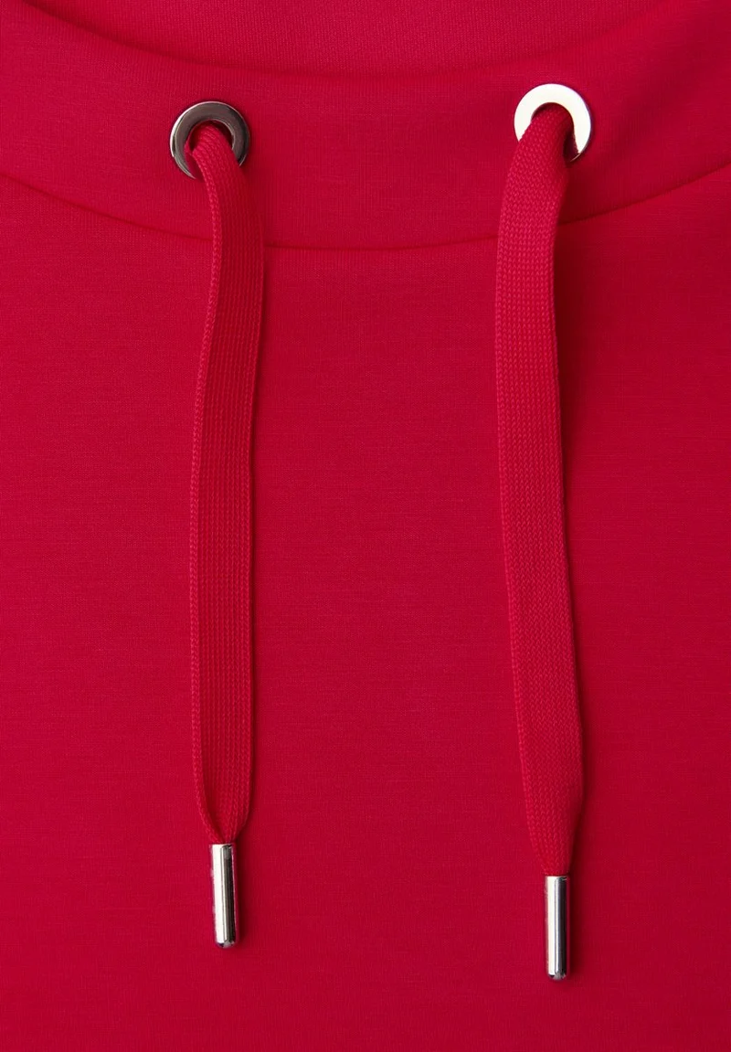 Dropped Shoulder Shirt im Silk-Look