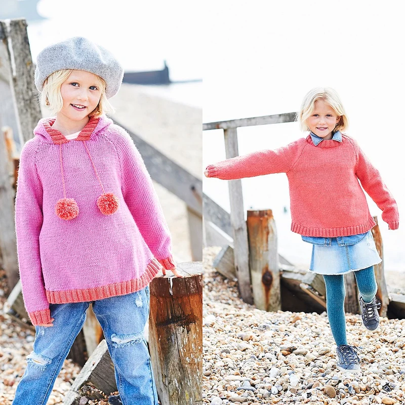 Strickanleitung Stylecraft Bellissima DK Nr. 9703 Mädchenpullover