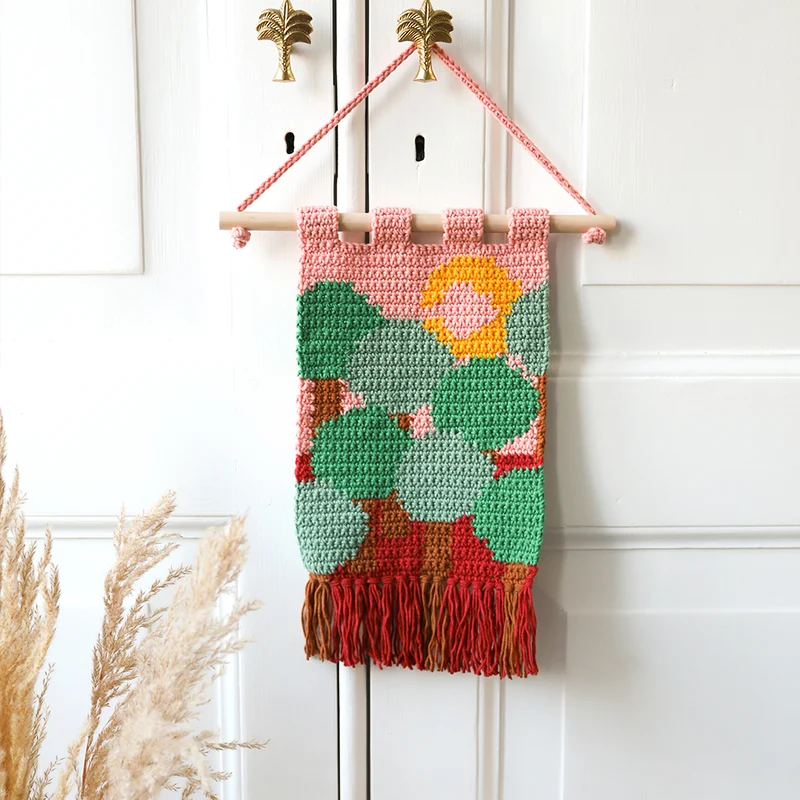 Wandbehang „Herbst“ – Häkelpaket