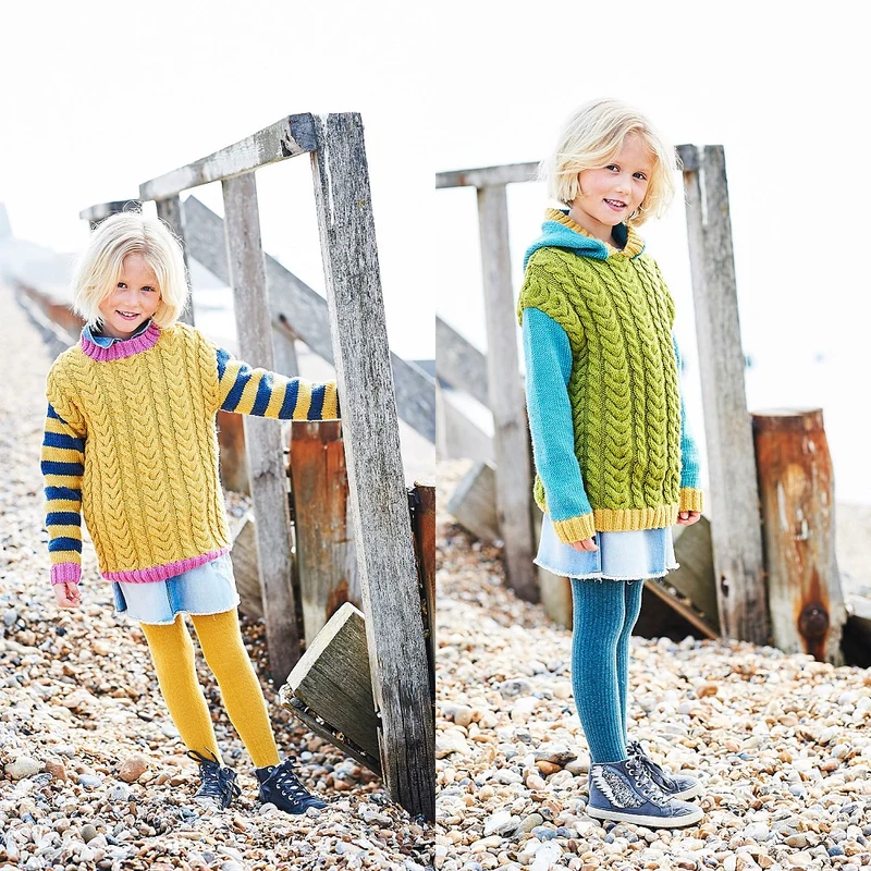 Strickanleitung Stylecraft Bellissima DK Nr. 9708 Mädchenpullover