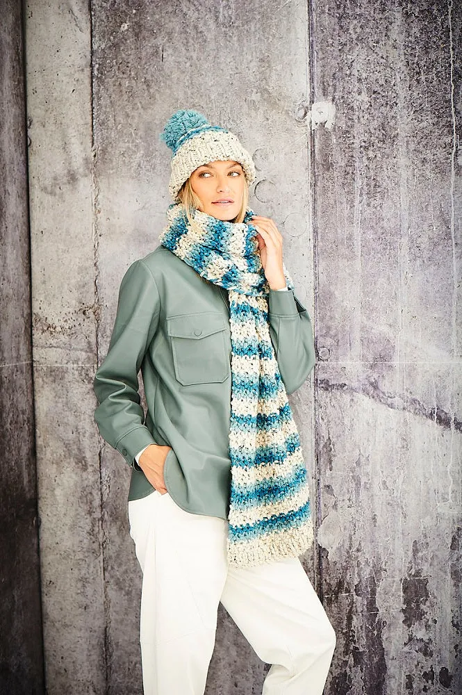 Strickanleitung Stylecraft Special XL Tweed Super Chunky Nr. 9805 Damenaccessoires