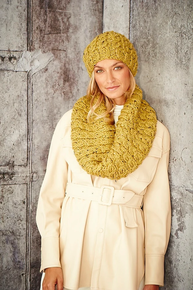 Strickanleitung Stylecraft Special XL Tweed Super Chunky Nr. 9805 Damenaccessoires