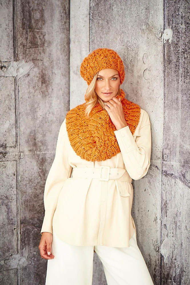 Strickanleitung Stylecraft Special XL Tweed Super Chunky Nr. 9805 Damenaccessoires