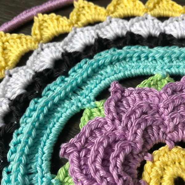 Häkelanleitung „Mandala Fiorella“