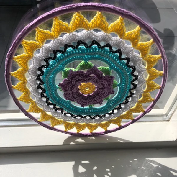 Häkelanleitung „Mandala Fiorella“