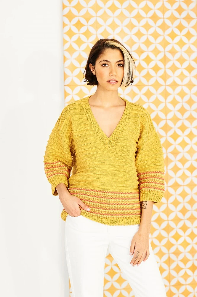 Strickanleitung Stylecraft Bellissima DK Nr. 9847 – Jacke und Pullover
