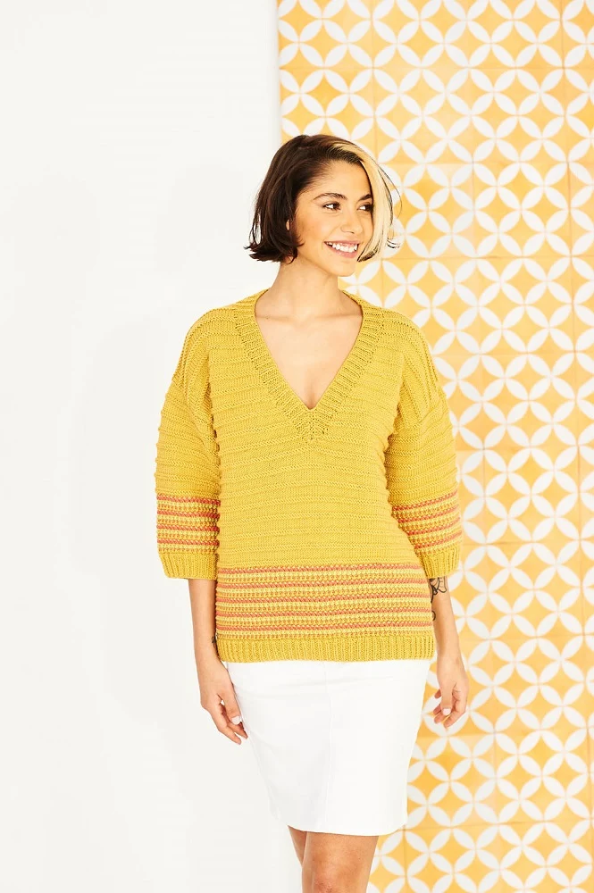 Strickanleitung Stylecraft Bellissima DK Nr. 9847 – Jacke und Pullover