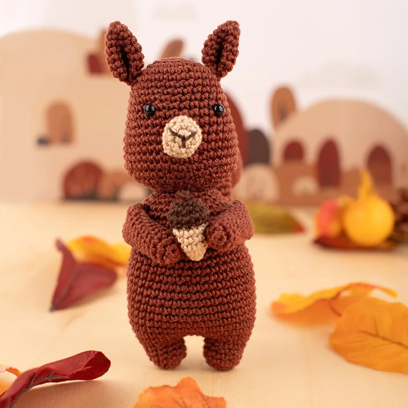 Häkelpaket „Eichhörnchen Evita“ – Yarn and Gingertea