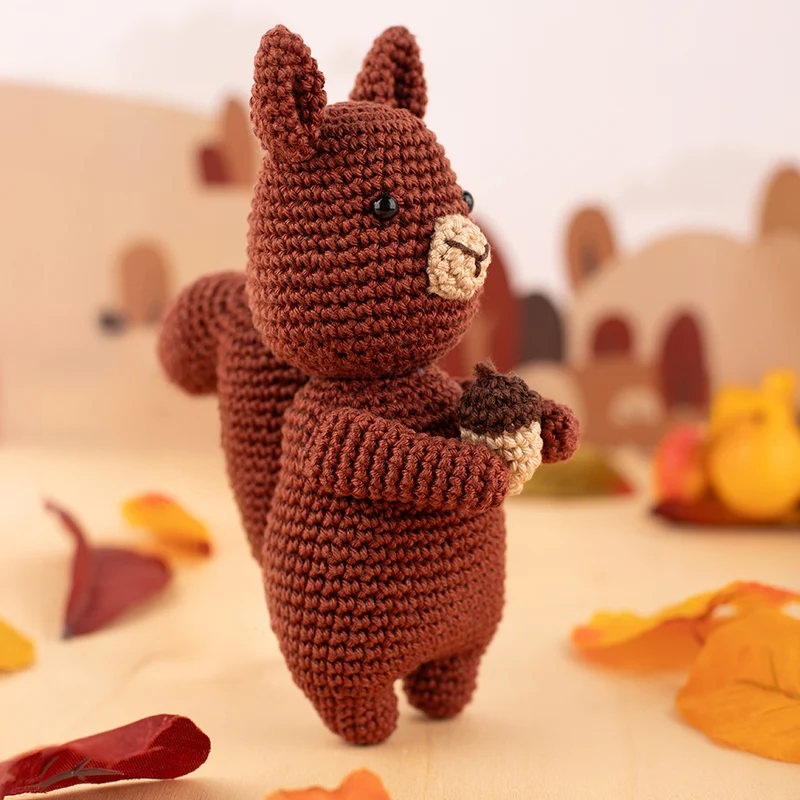 Häkelpaket „Eichhörnchen Evita“ – Yarn and Gingertea