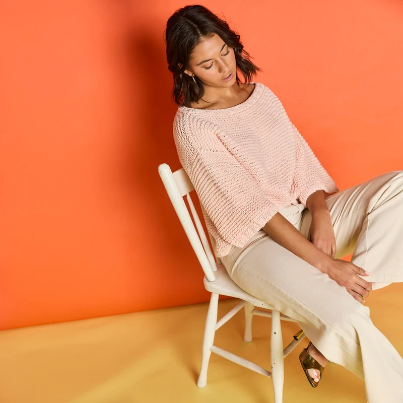 Knipmode Loose Fit Pullover-Strickpaket