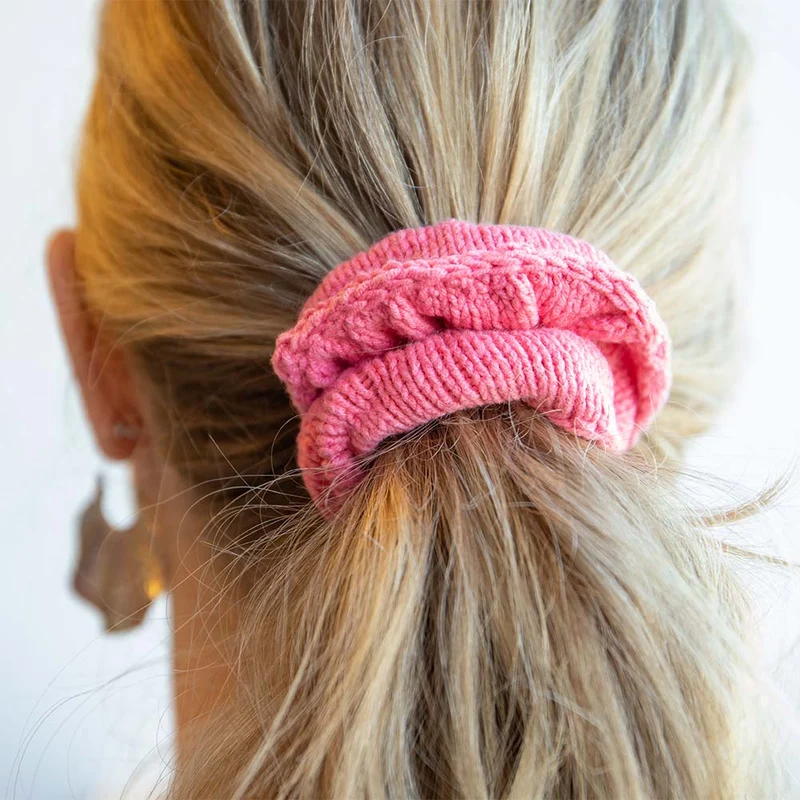 Strickanleitung „Mixed Up Scrunchie“