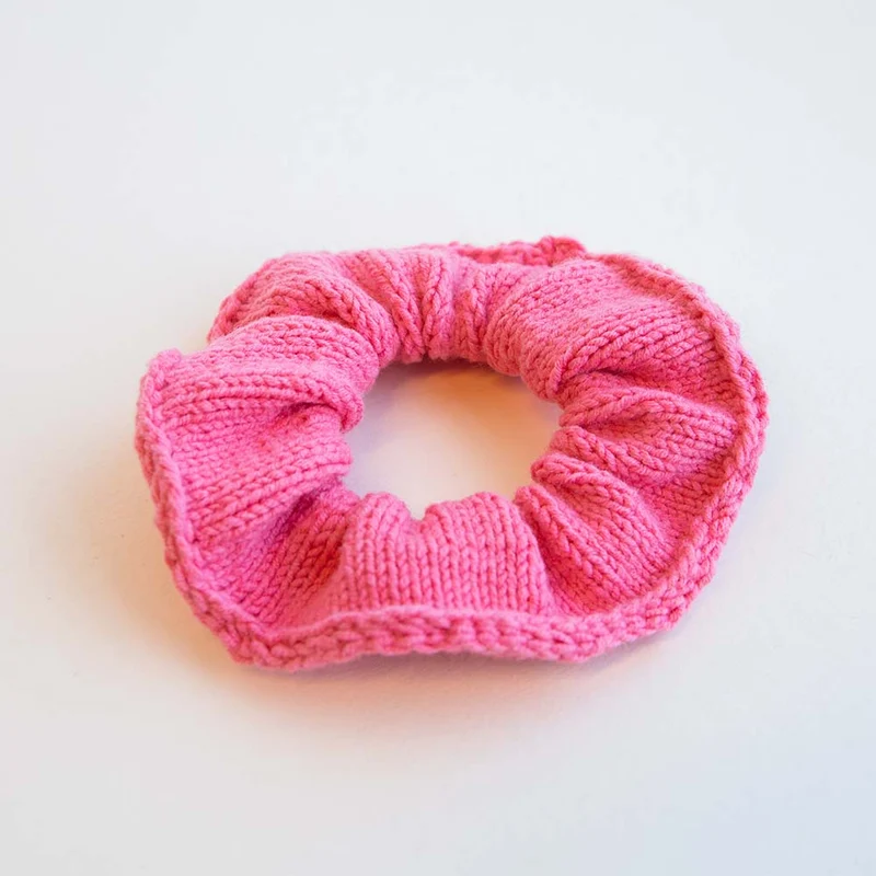 Strickanleitung „Mixed Up Scrunchie“