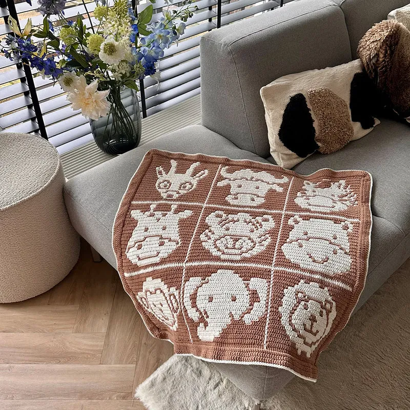 Häkelpaket für die Spielmatte „Animal Adventure“ – YarnZoo