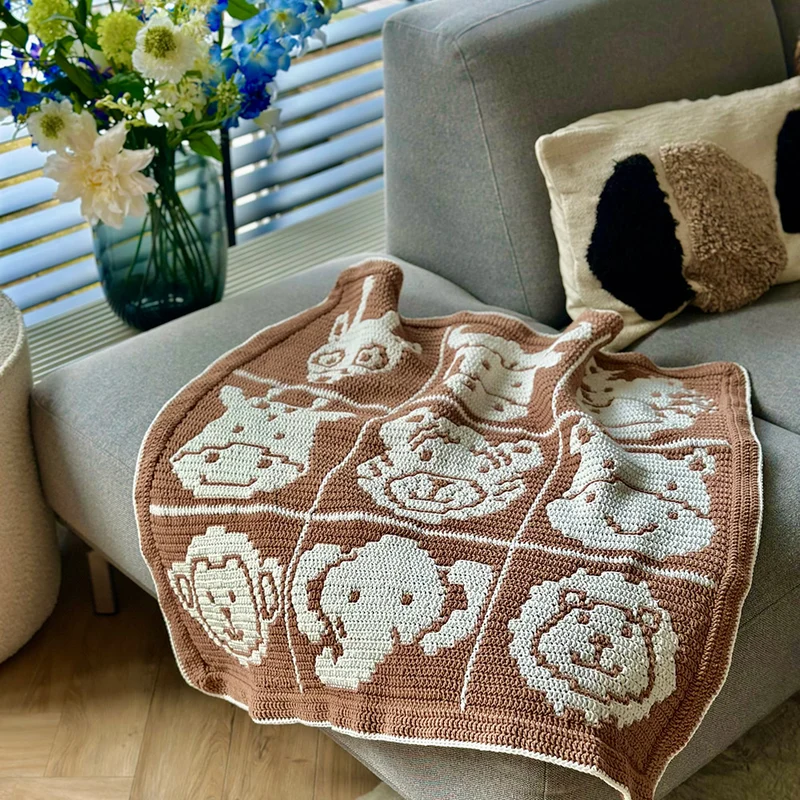 Häkelpaket für die Spielmatte „Animal Adventure“ – YarnZoo
