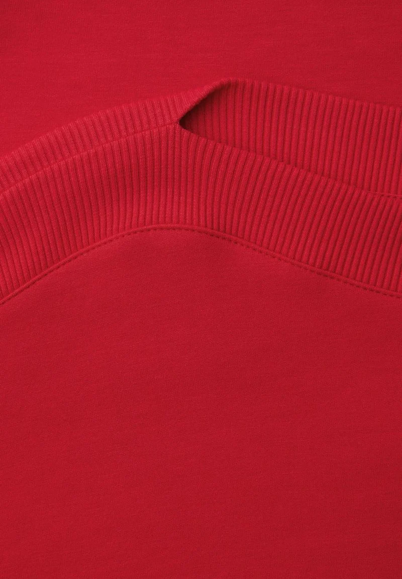 Dropped Shoulder Shirt mit Rippdetail