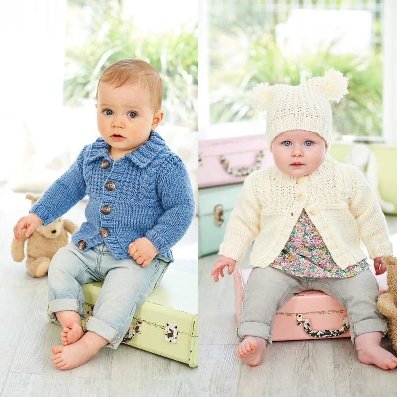 Strickanleitung Stylecraft Special for Babies Aran Nr. 9345 Babyjacken (digital)