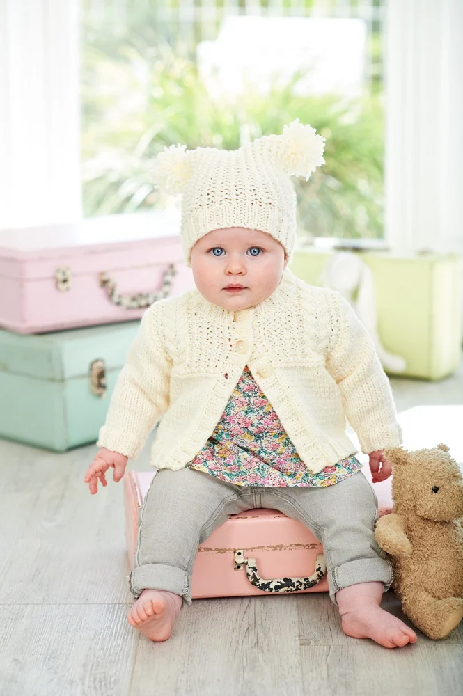 Strickanleitung Stylecraft Special for Babies Aran Nr. 9345 Babyjacken (digital)